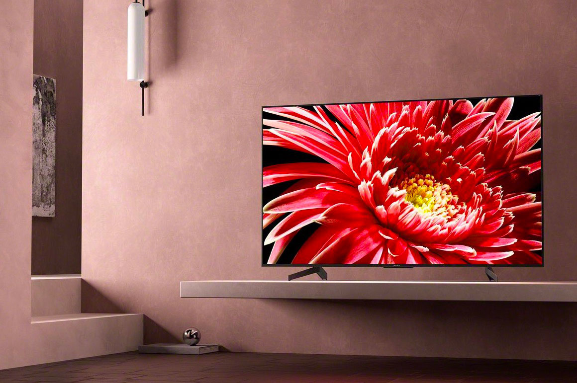 Le TV LED Sony Bravia JD55XG8505 dans un salon