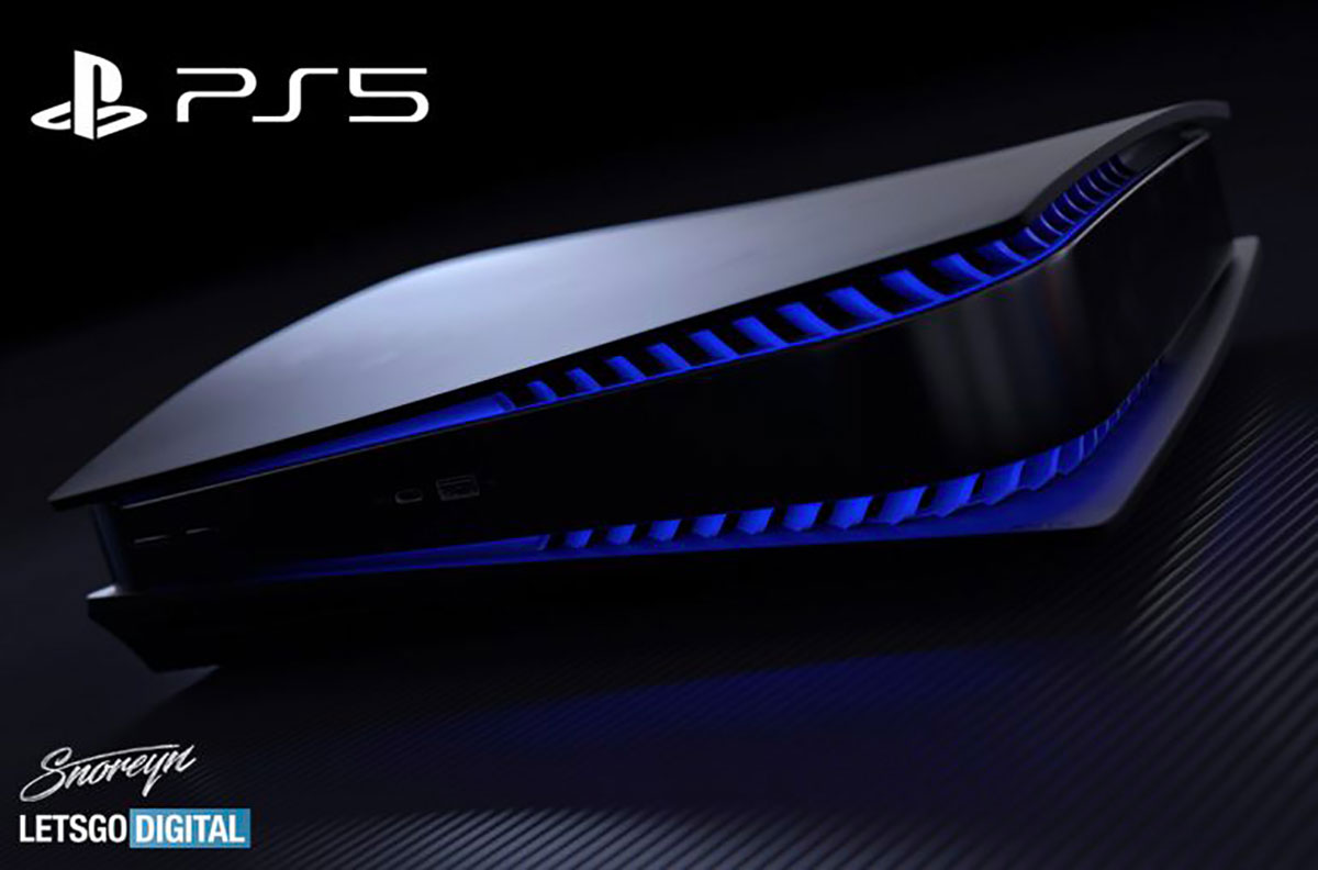 Si la PS5 se déclinait en noir... - Crédits Let's Go Digital