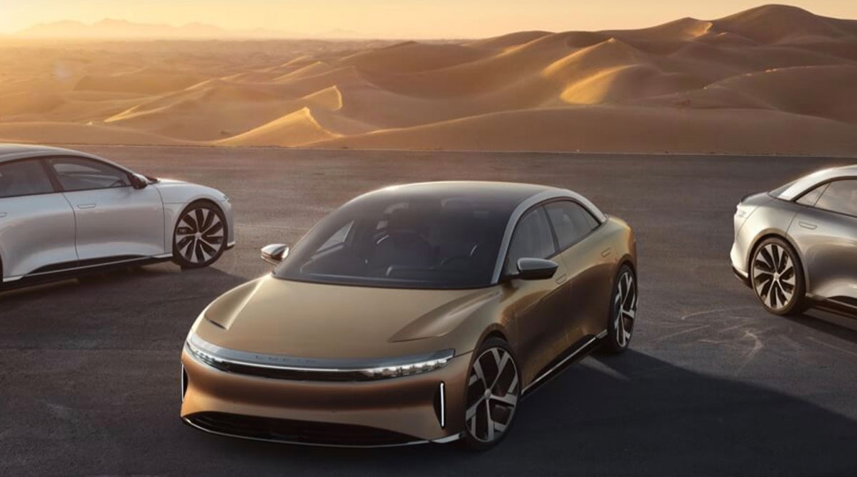 La Lucid Air se décline en plusieurs variantes