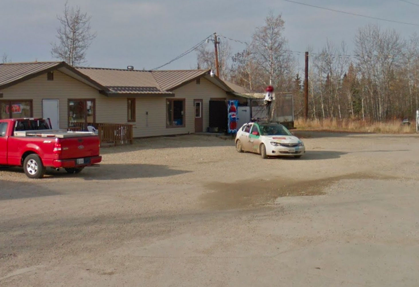 Cette Google Car semble avoir roulé sa bosse