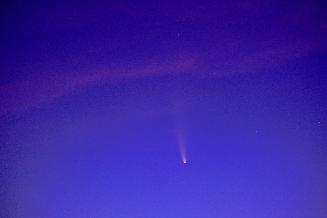 Une photo de la comète Neowise