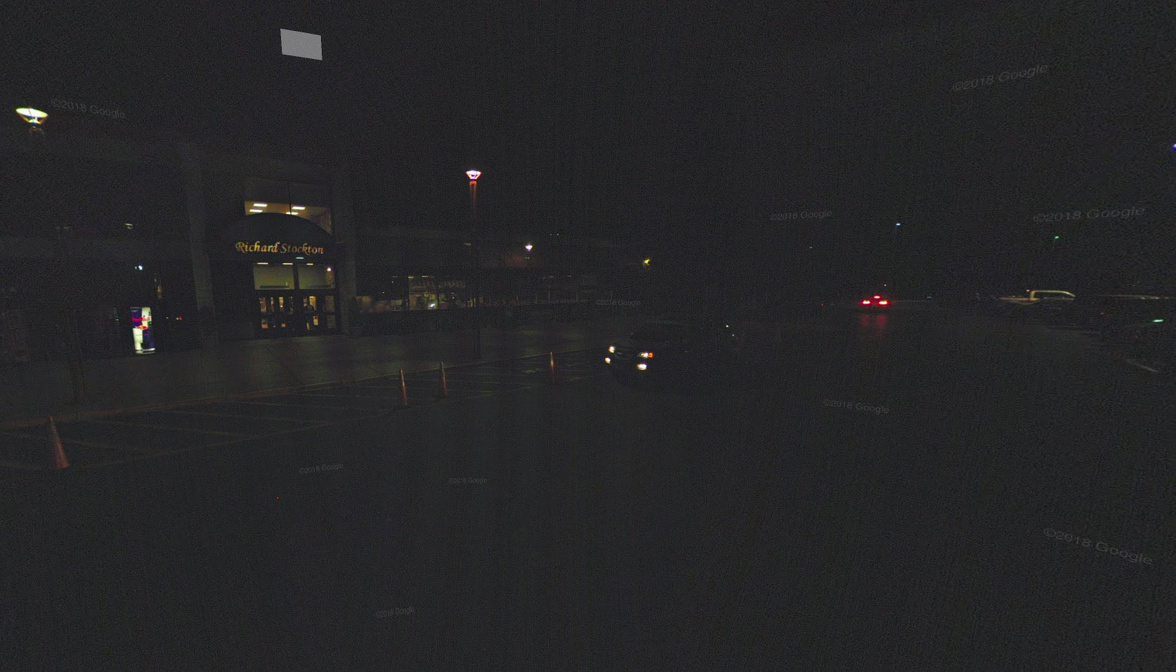 Google Street View plongé dans le noir, cela n'arrive pas tous les jours