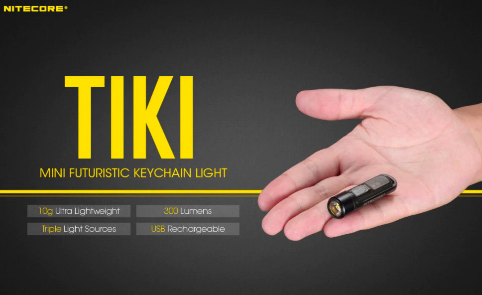 La Ninecore Tiki, une lampe de poche minuscule