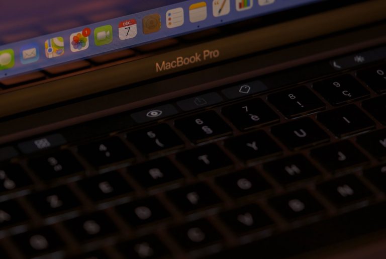 Le clavier du MacBook pro