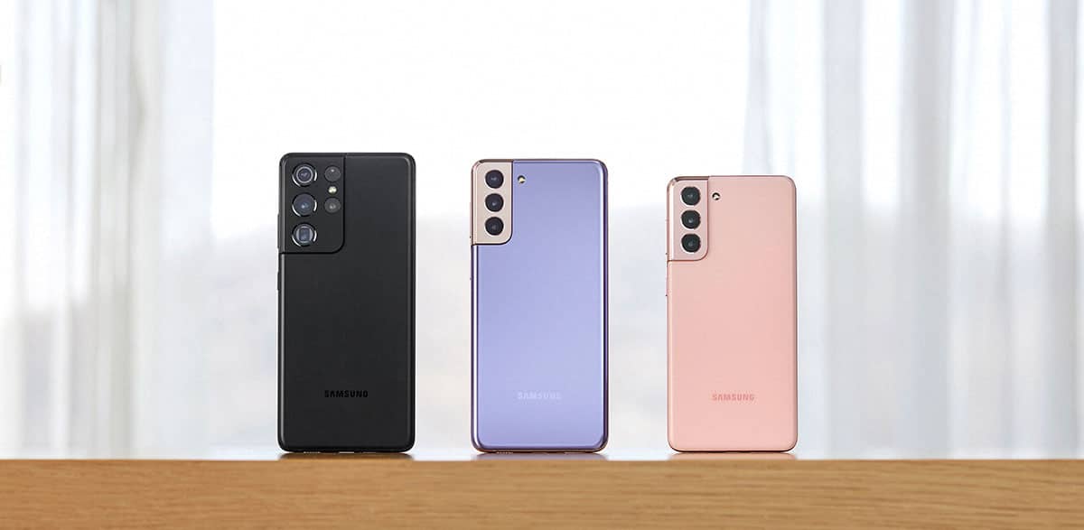 Les trois Galaxy S21 présentés par Samsung - crédits Samsung