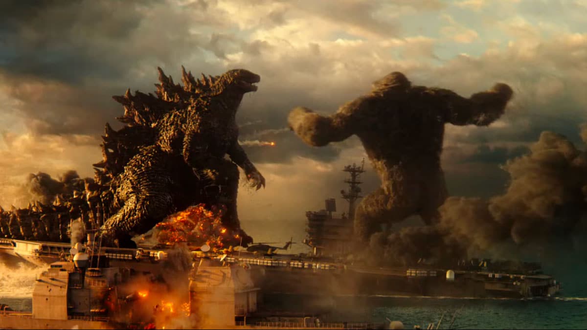 Kong vs Godzilla face à face