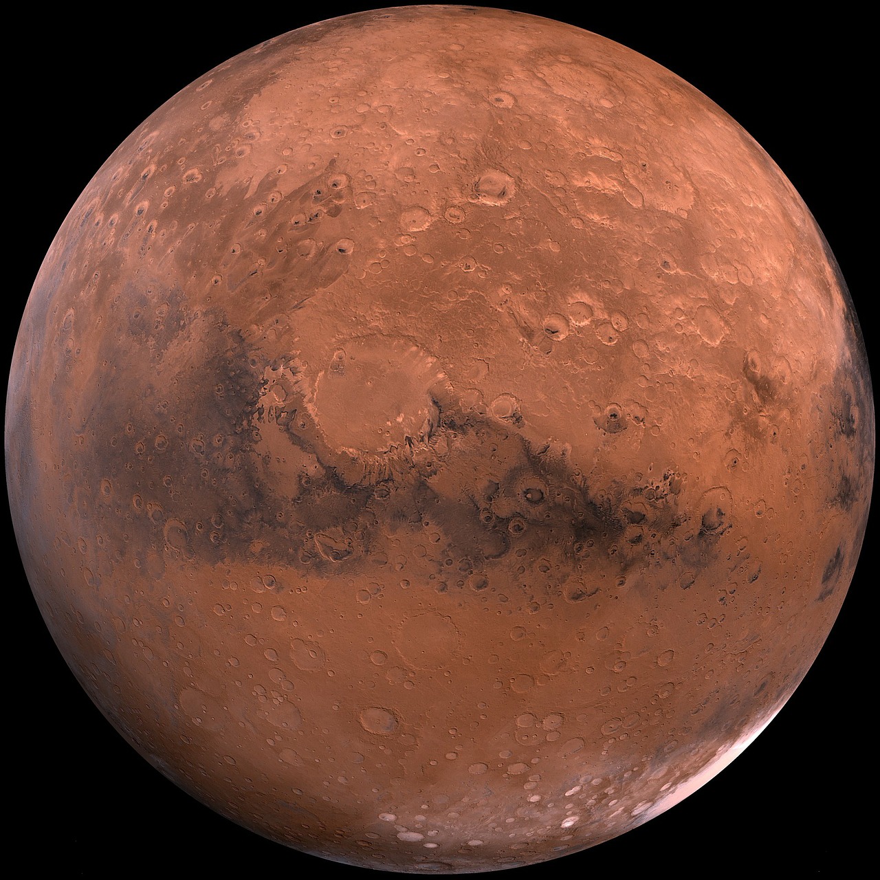  On a créé une carte des anciens systèmes fluviaux de Mars