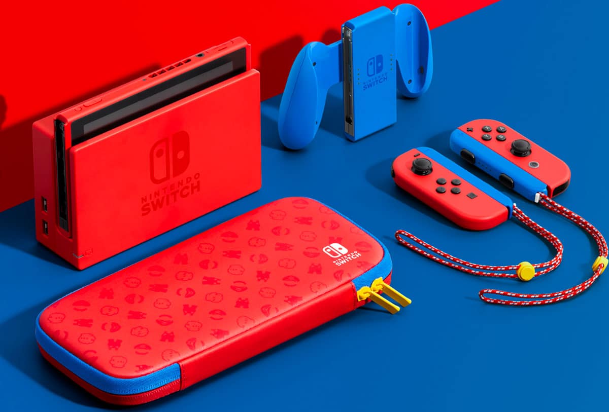 La Nintendo Switch édition Super Mario et ses accessoires