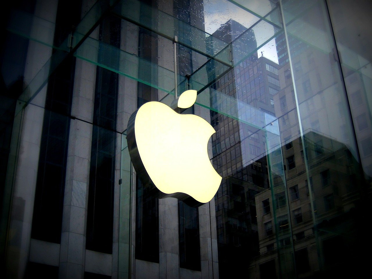 La façade d'un Apple Store