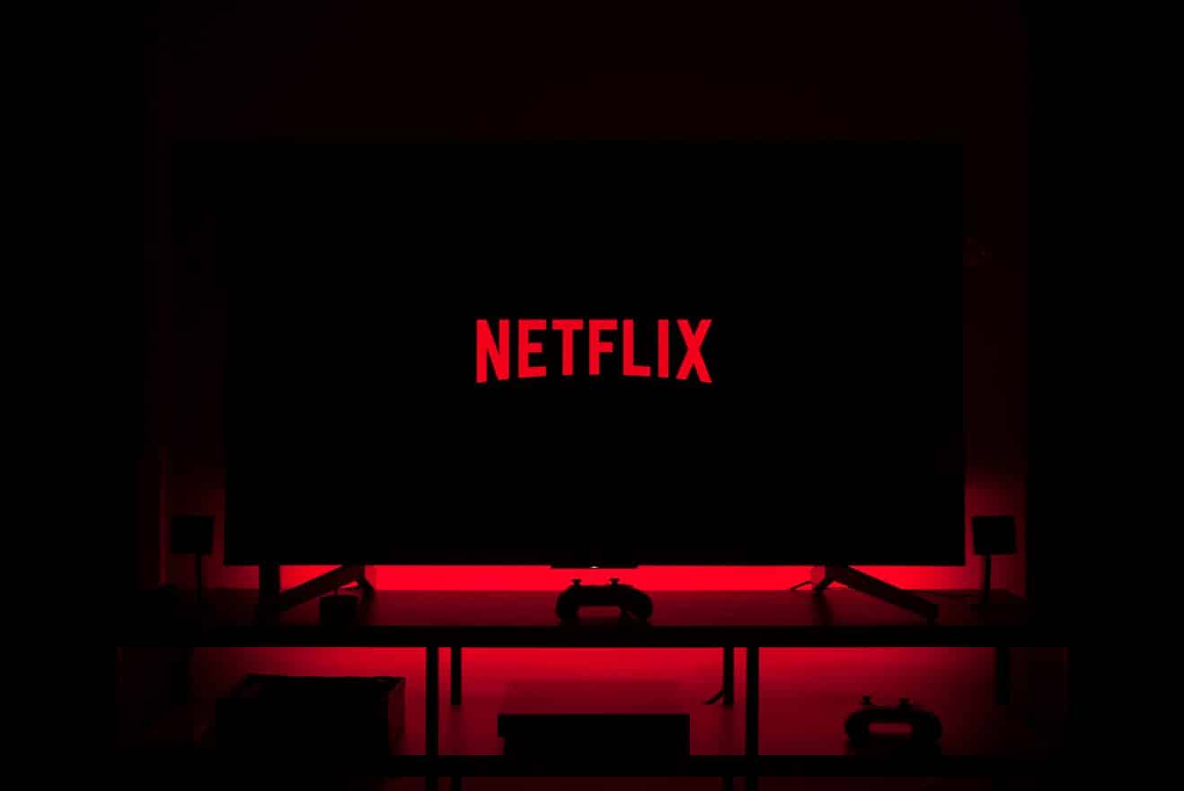 Netflix sur fond noir