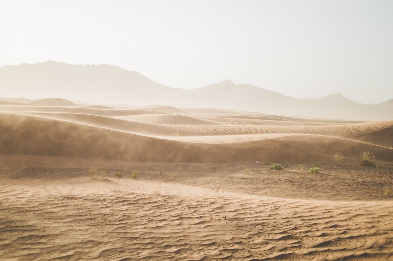 La photo d'un désert