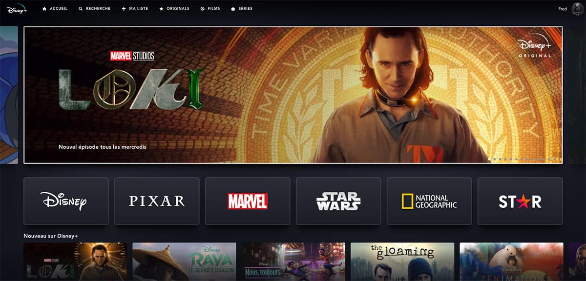Et aussi à celui de Disney+