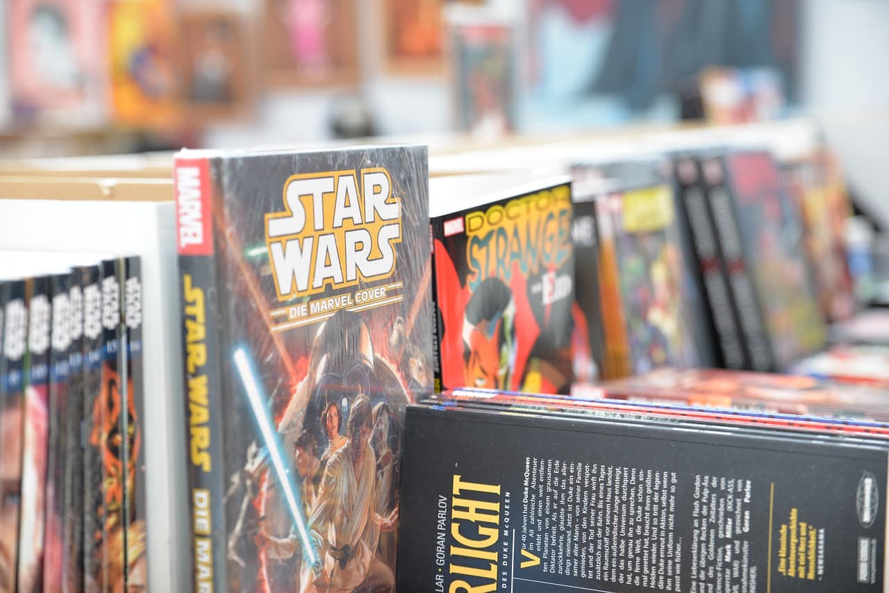 Des livres Star Wars en librairie