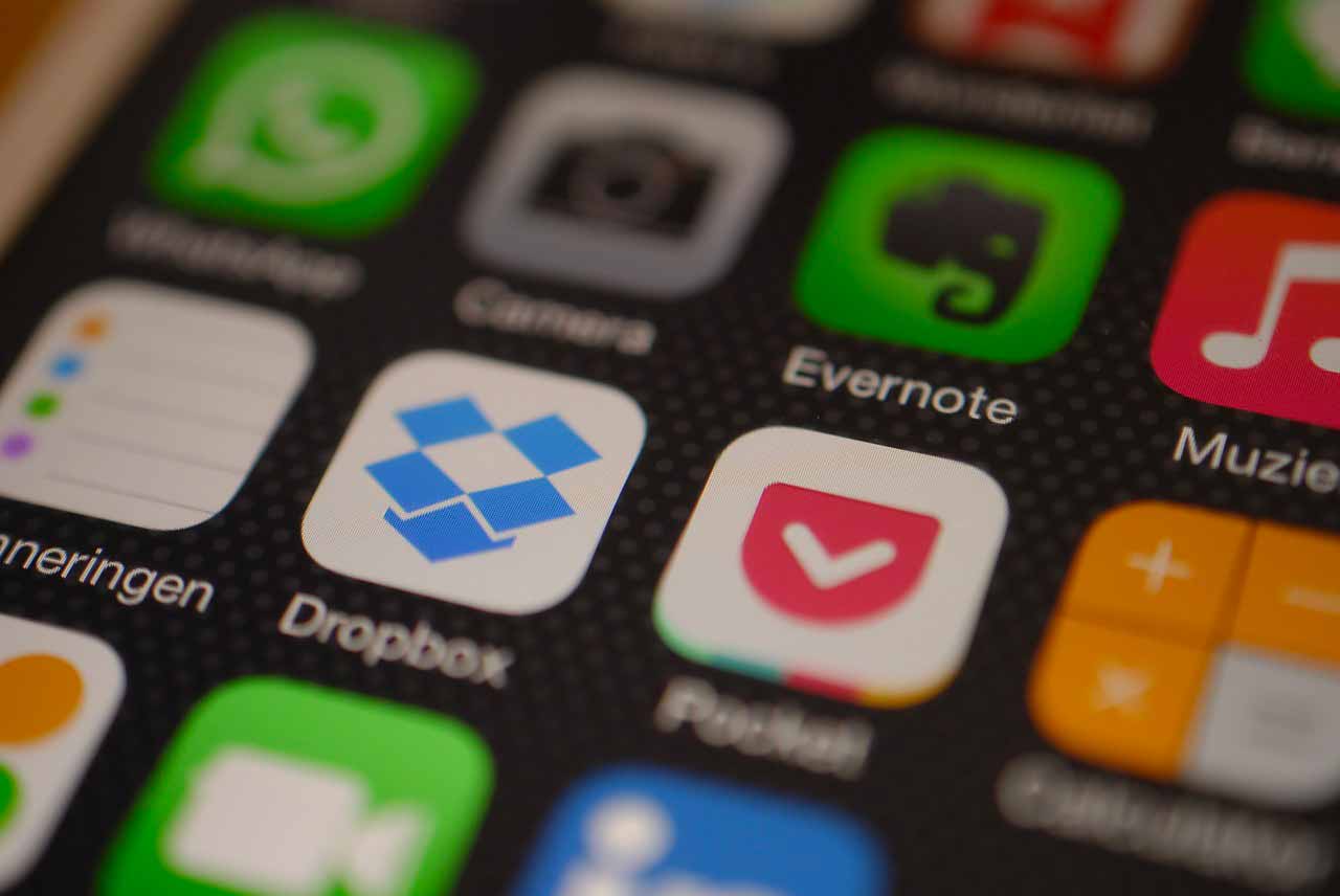 L'icône de Dropbox