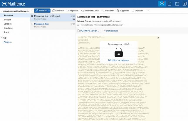 Mailfence, une messagerie sécurisée