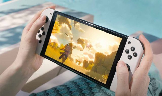 La Switch OLED en pleine action