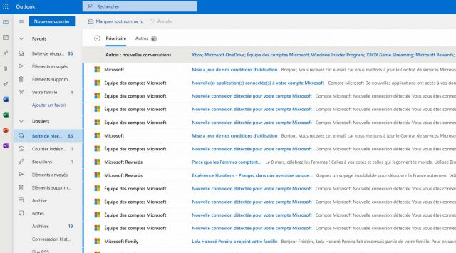 Outlook, un très bon client mail