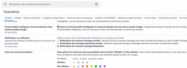 Peu de gens le savent, mais Gmail est capable de gérer plusieurs icônes de suivi