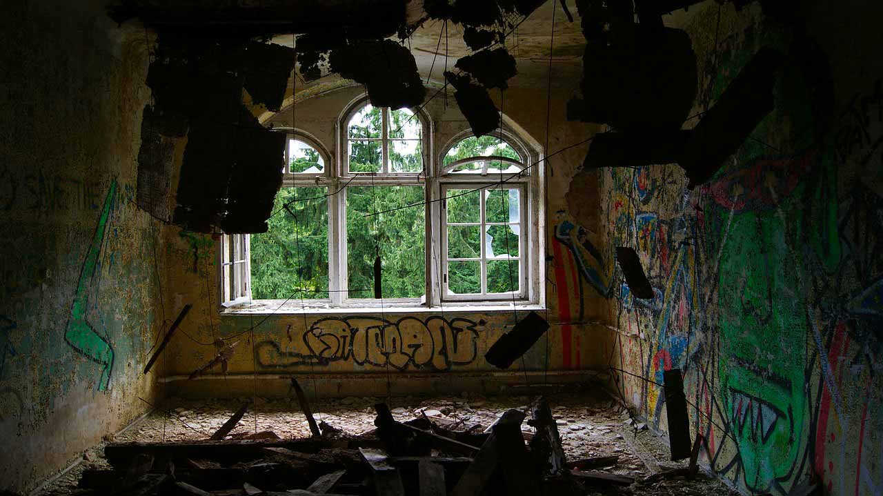 Une photo symbolisant l'effondrement de notre société