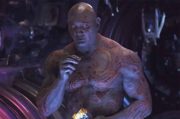 Dave Bautista dans le rôle de Drax