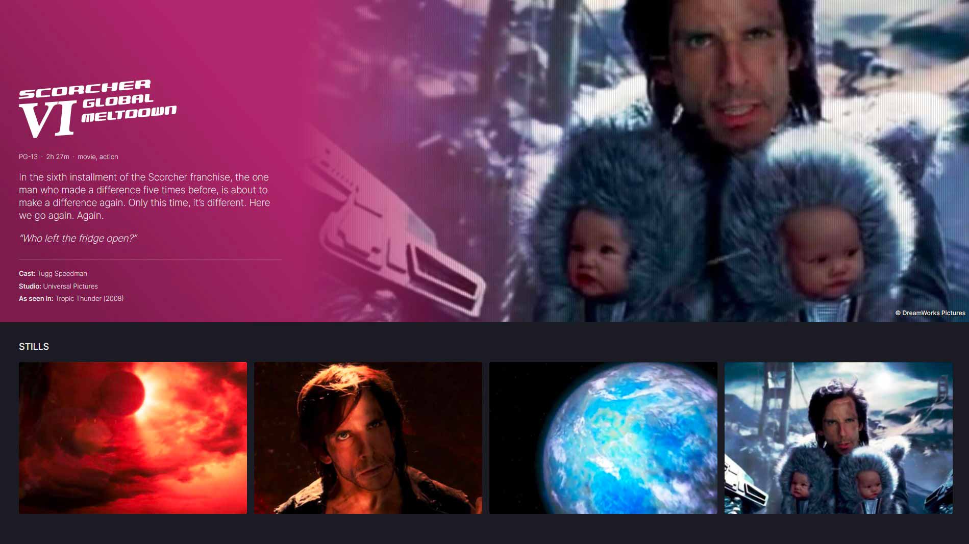 Une capture de Nestflix