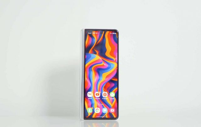 Le Galaxy Z Fold 3 replié