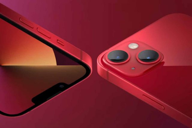 L'iPhone 13 en version rouge