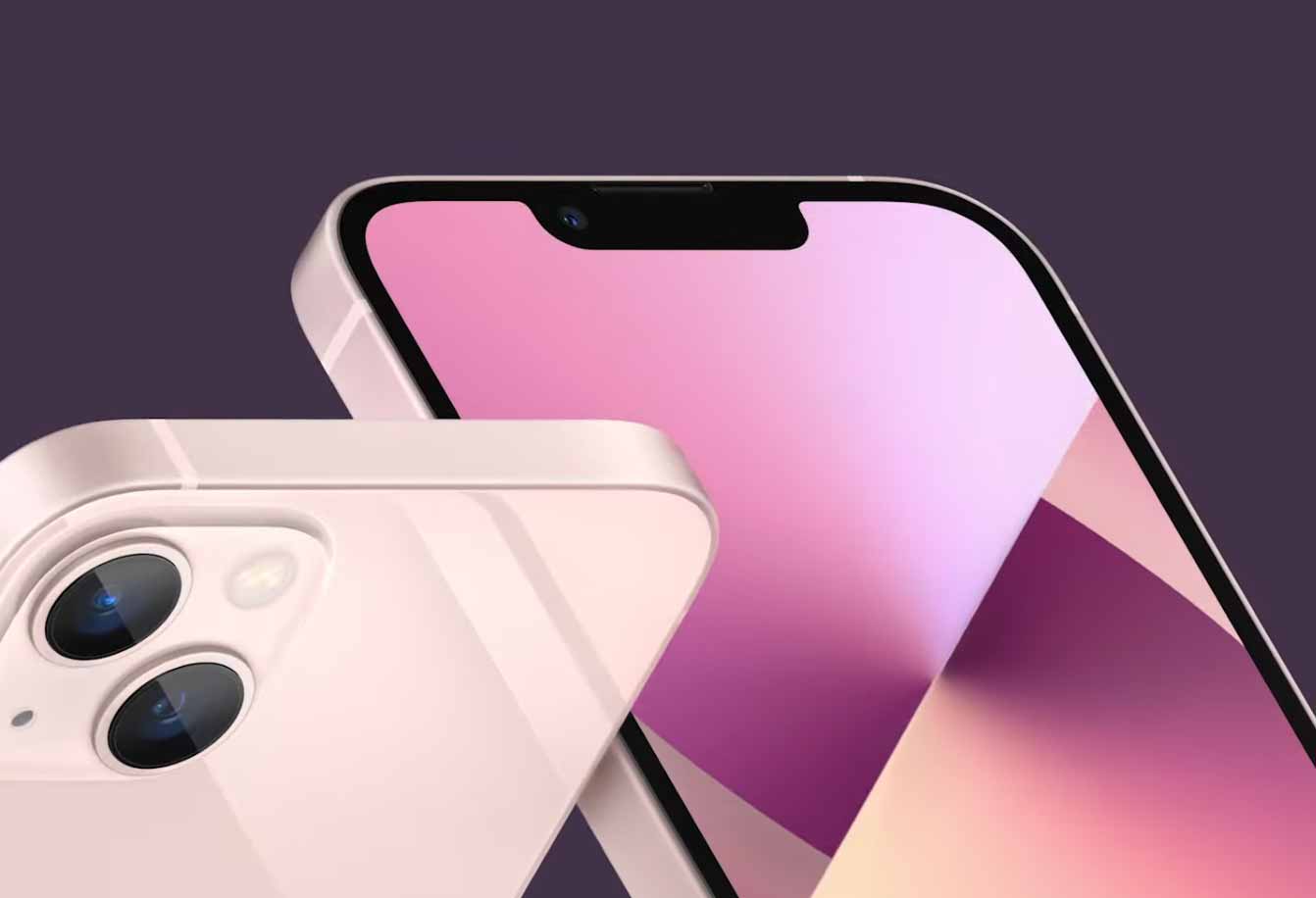 L'iPhone 13 de face et de dos