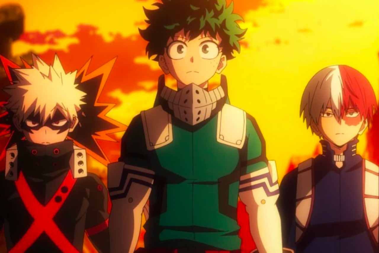 Un extrait de My Hero Academia