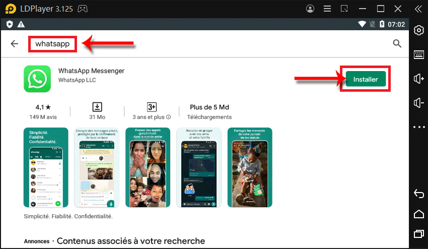 Télécharger_WhatsApp_sur_LDPlayer – © Crédit : fredzone.org