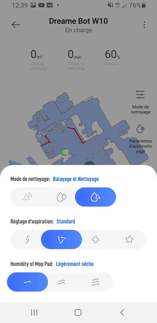 Les modes de nettoyage