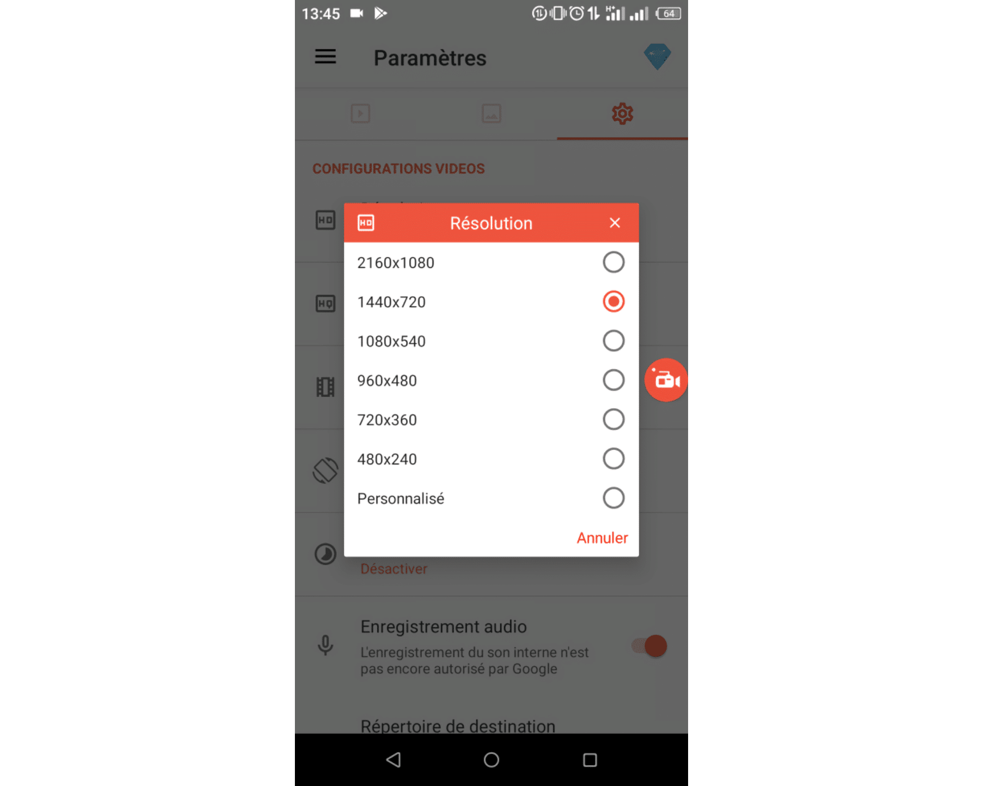 Résolution-Enregistrer-Des-Video-Ecran-Sur-Android