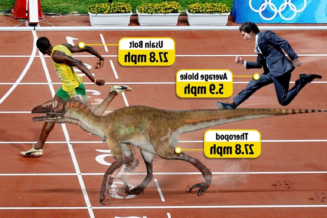 Des empreintes de dinosaures montrent qu’ils peuvent dépasser Usain Bolt à la course