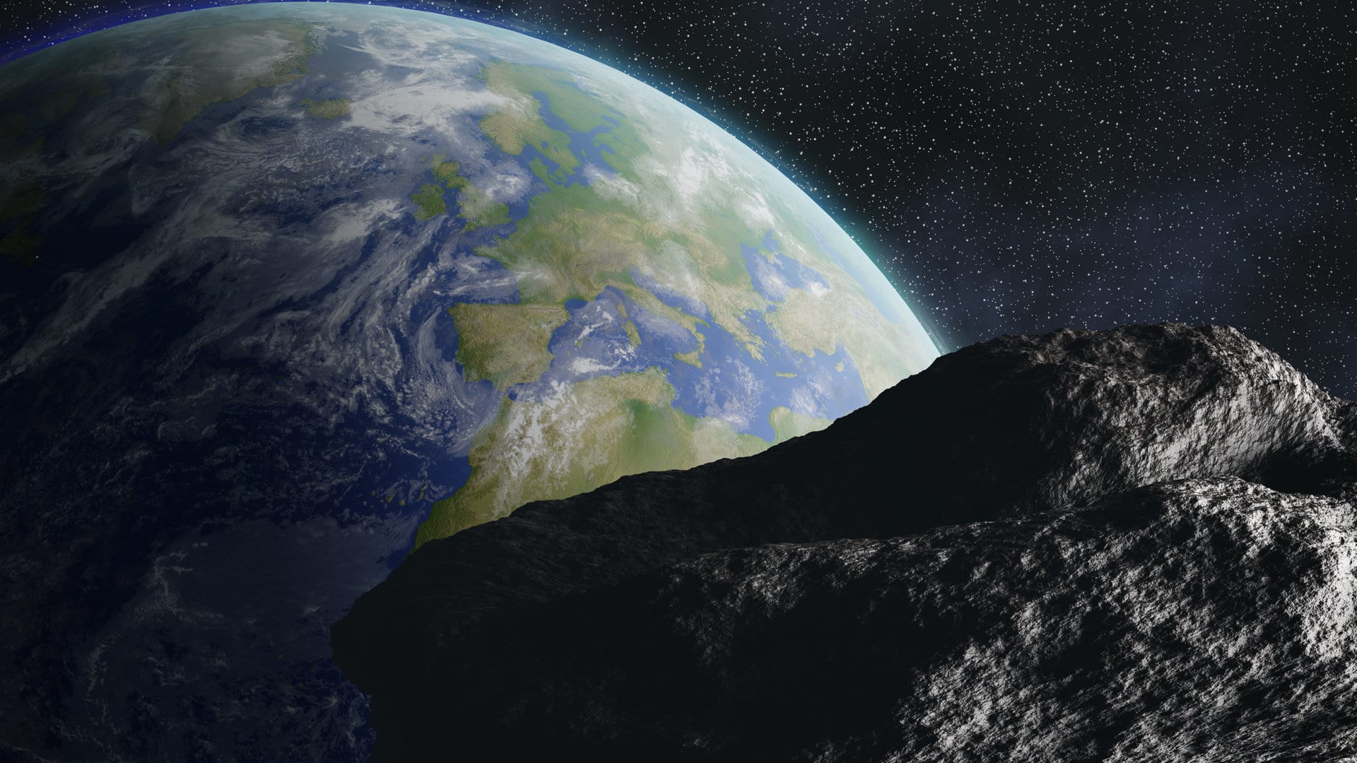 Astéroïde géant près de la terre
