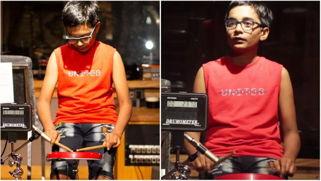 The fastest drummer in the world is an 11-year-old child thumbnail