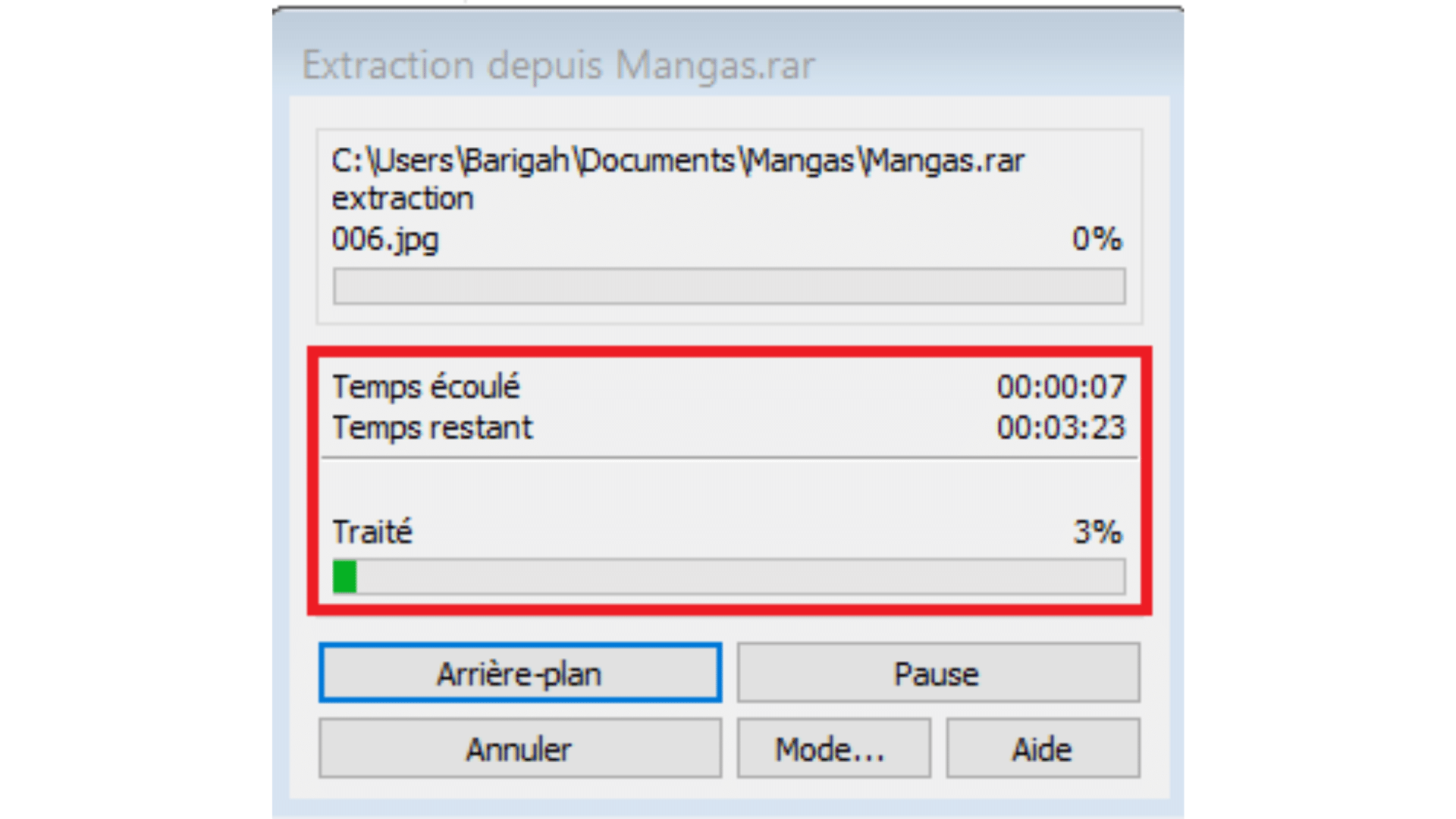 Décompresser-Extraire-OK-WinRAR