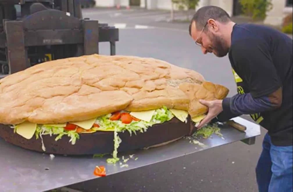 Le plus gros hamburger vegan