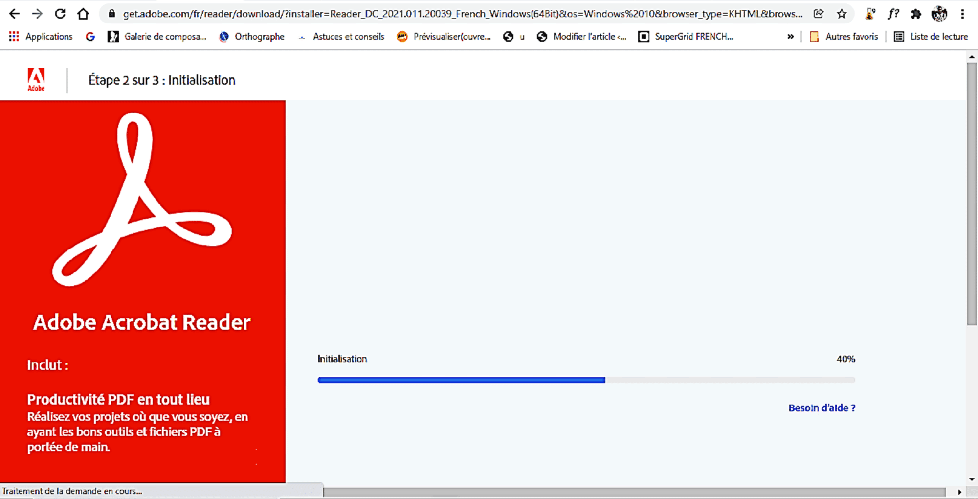 Initialisation-Adobe