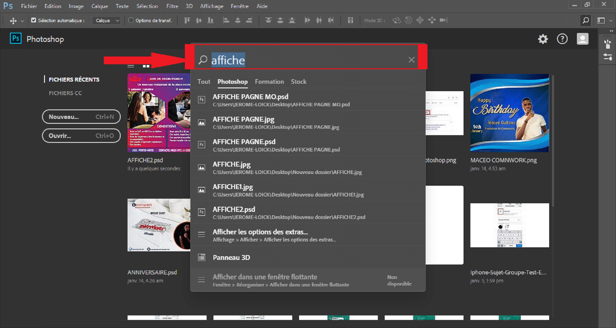 New-Recherche-Photoshop