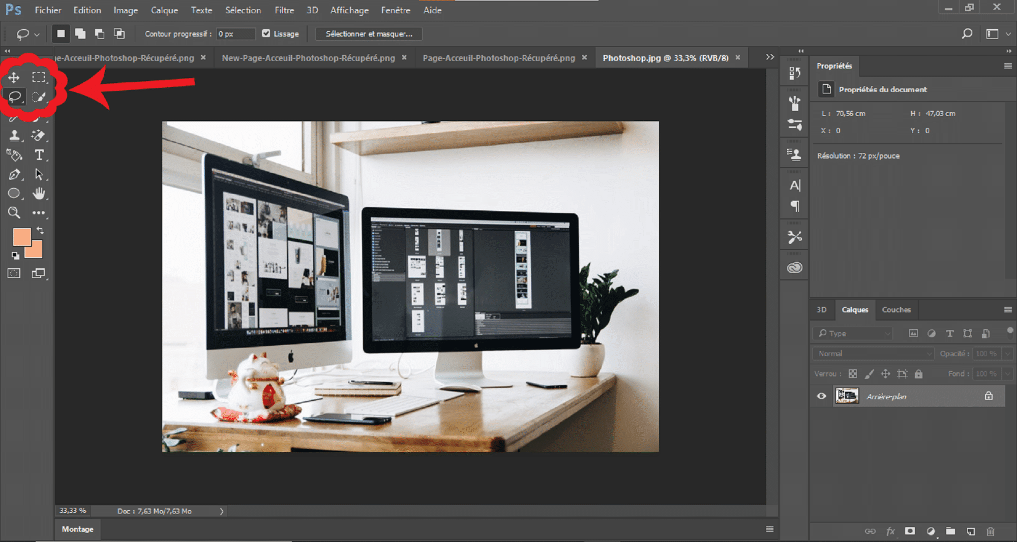 Outils-Selections-Photoshop