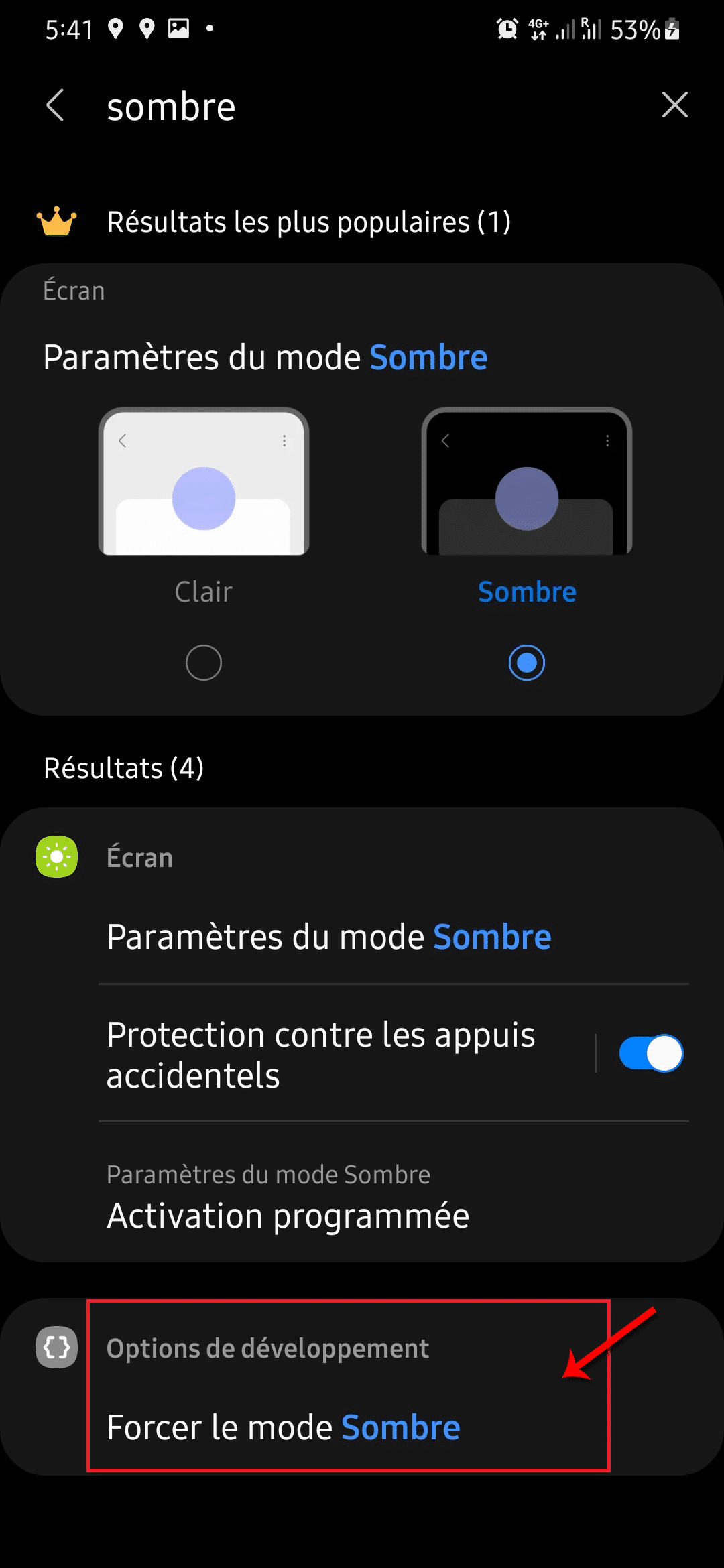Rechercher_mode_sombre – © Crédit : fredzone.org