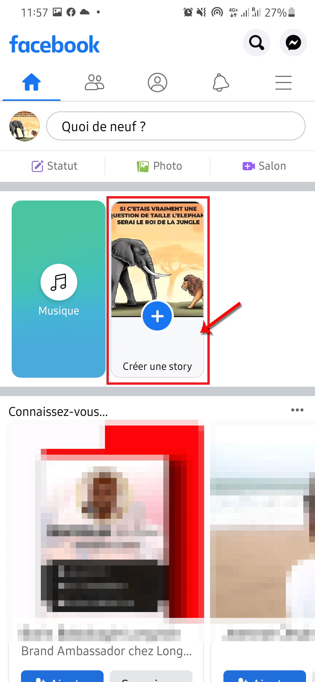 Ajouter_un_story – © Crédit : fredzone.org