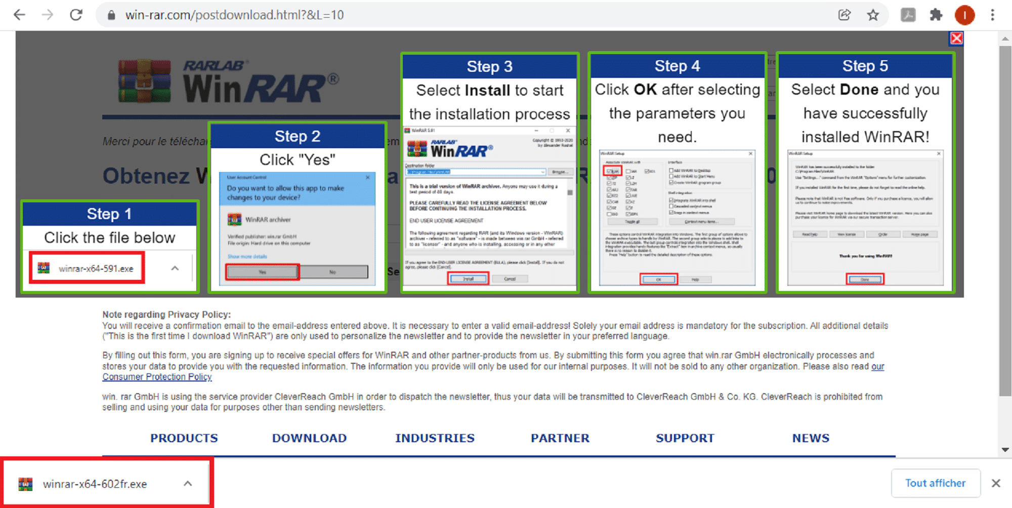 Téléchargement-Rar-Effectuer-WinRAR