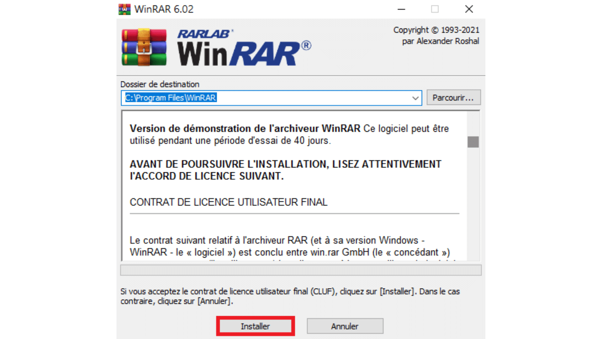 Téléchargement-Rar-Effectuer-WinRAR