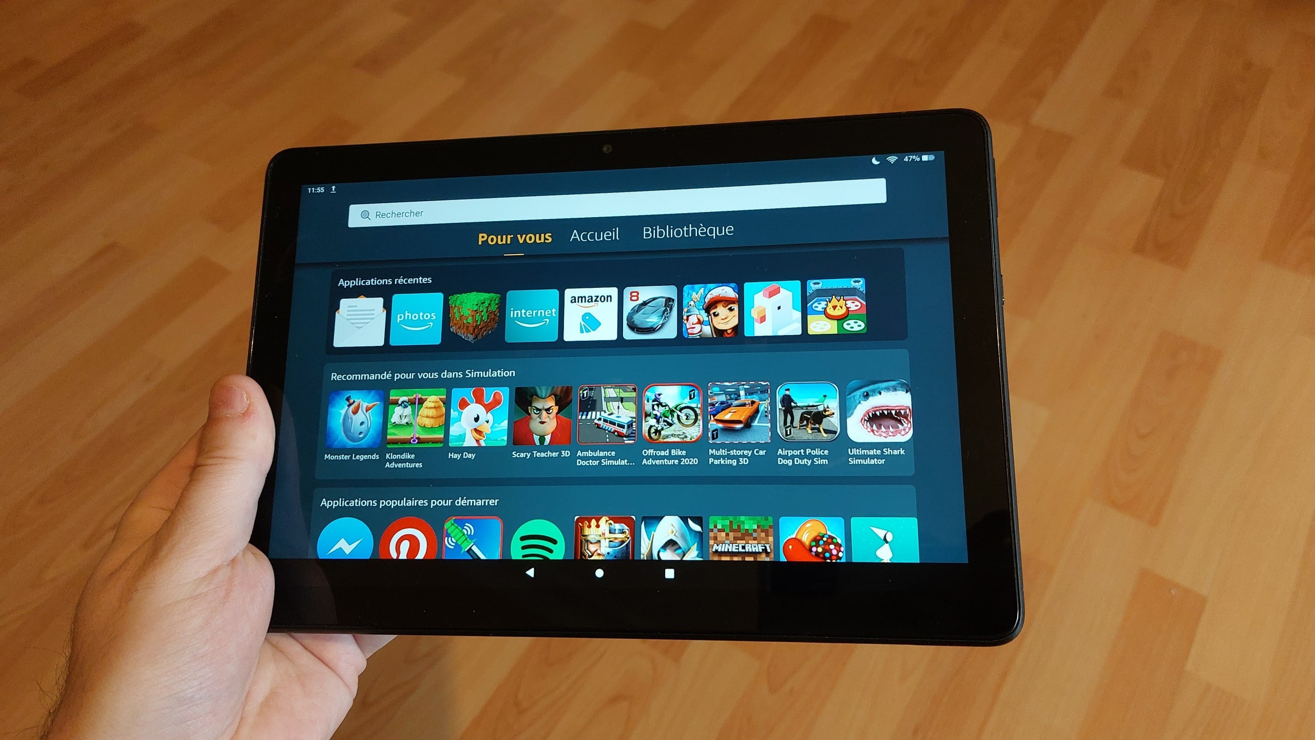 Tablette Fire HD 10 d'Amazon