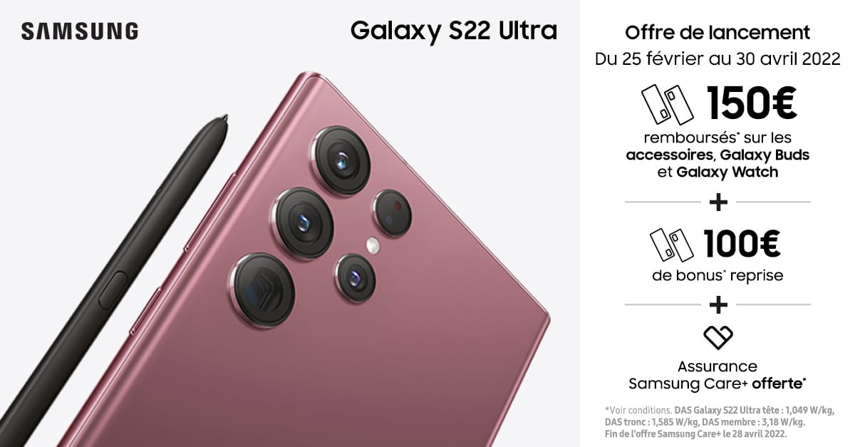 Lancement du S22 ULTRA