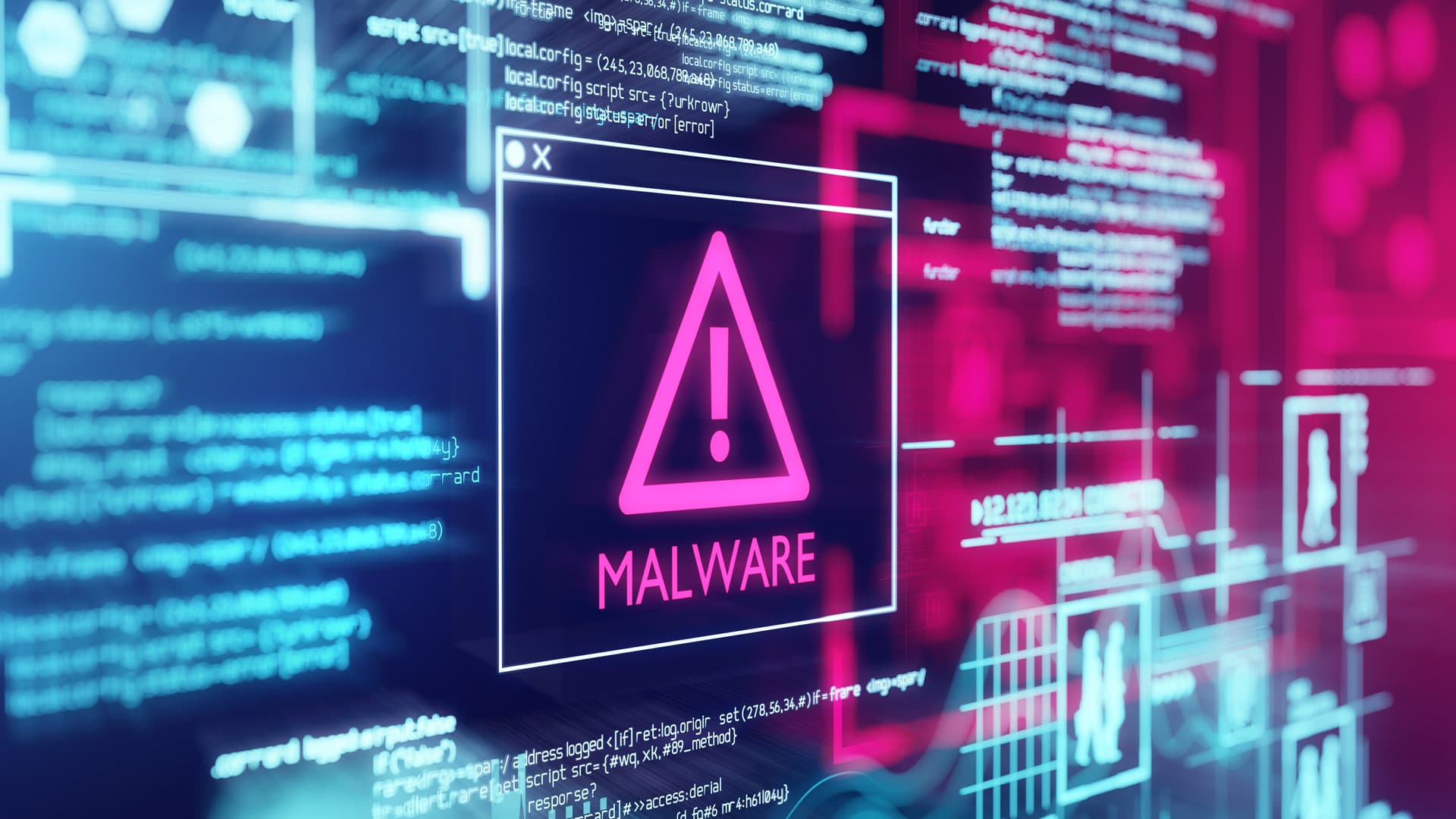 Malware sur écran