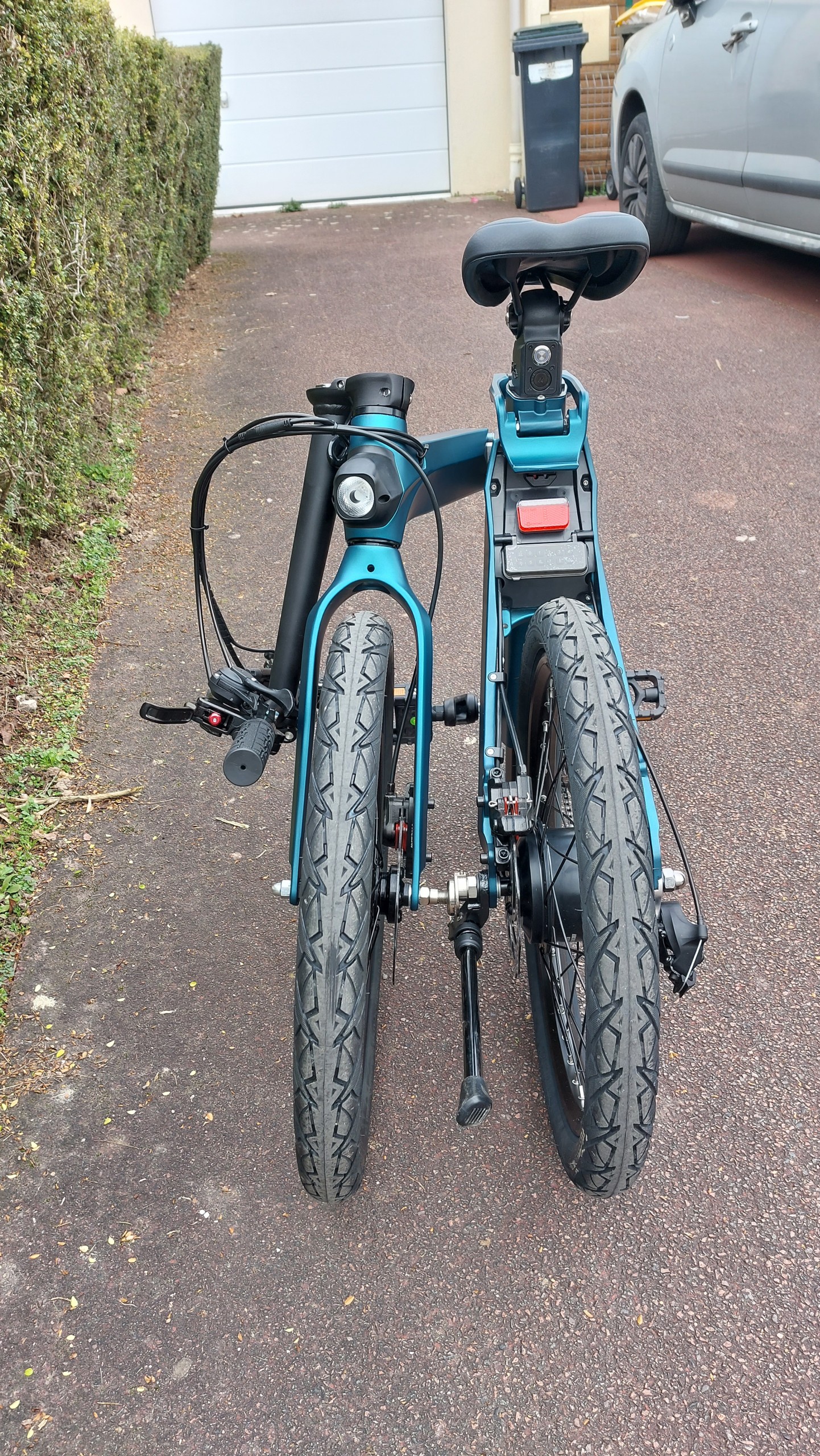 Fiido X photo du vélo plié