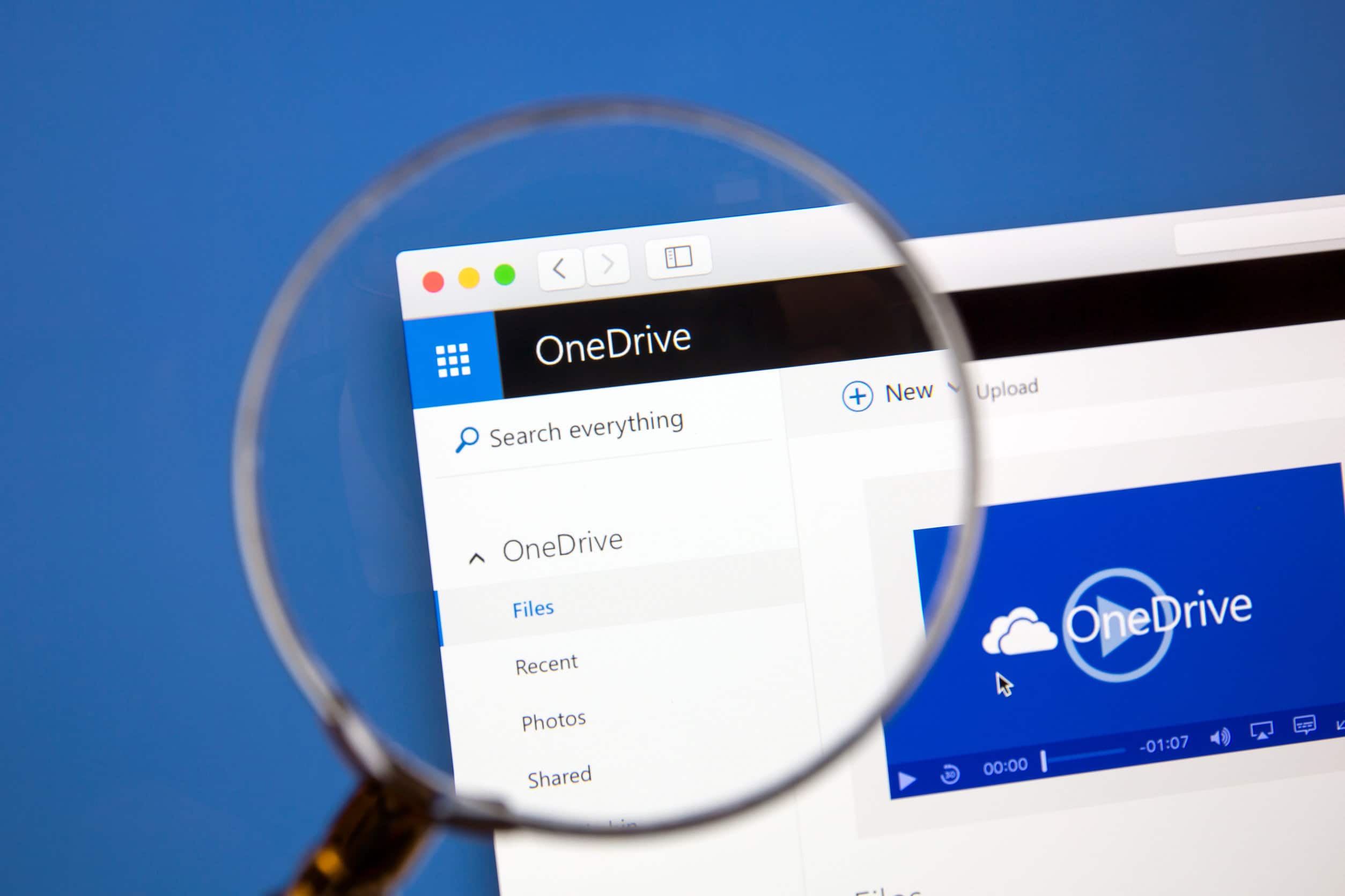 Microsoft OneDrive - Crédits : 123RF