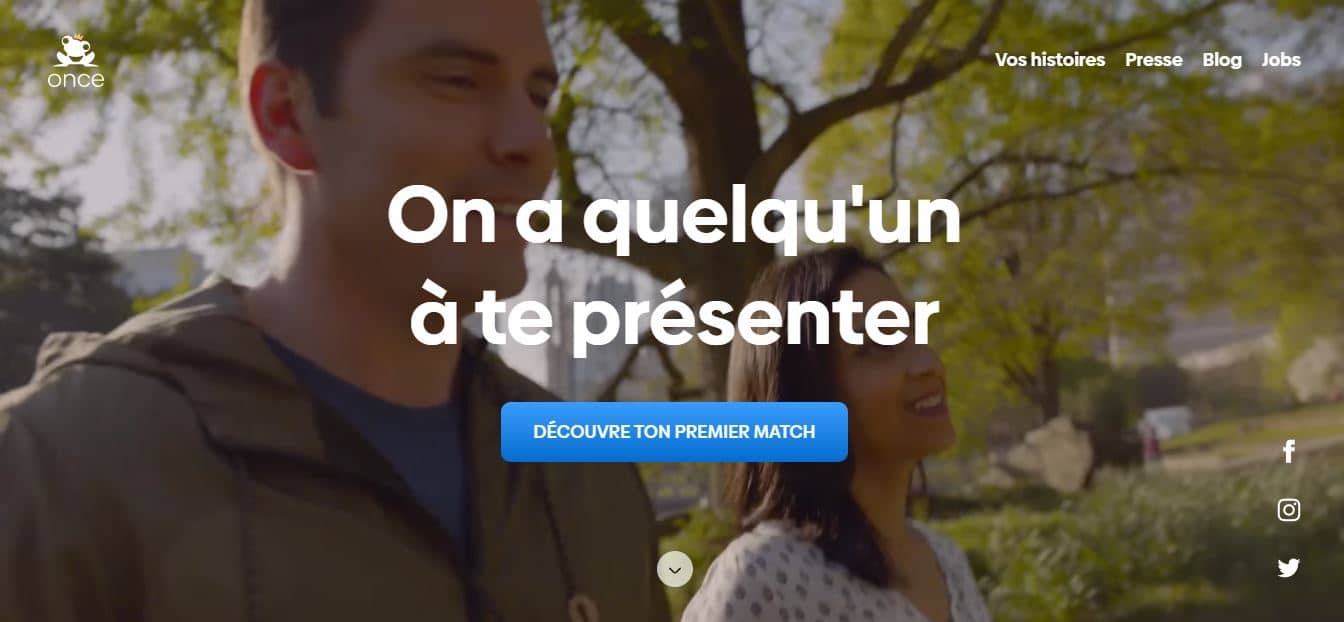 Once application de rencontre